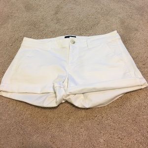 American Eagle Midi Shorts White