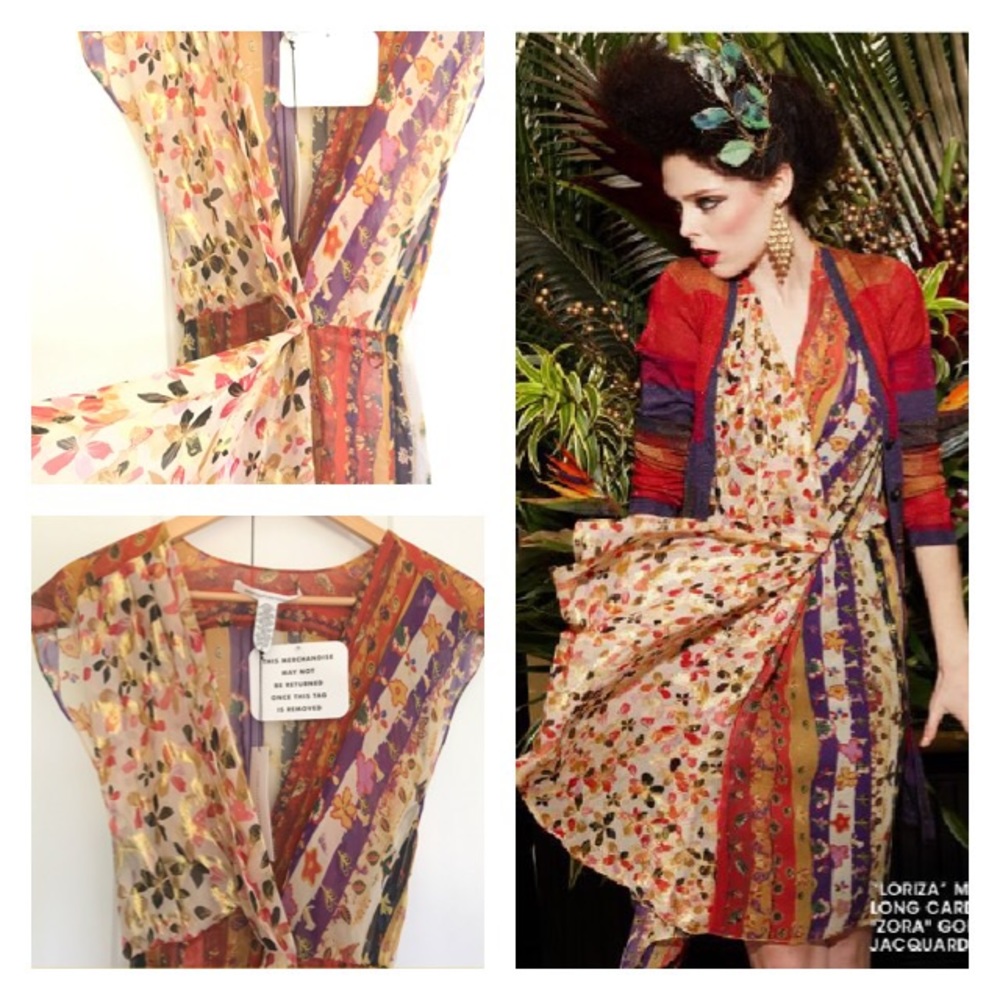 *SOLD* New W/Tag Diane Von Furstenburg Sheer Dress