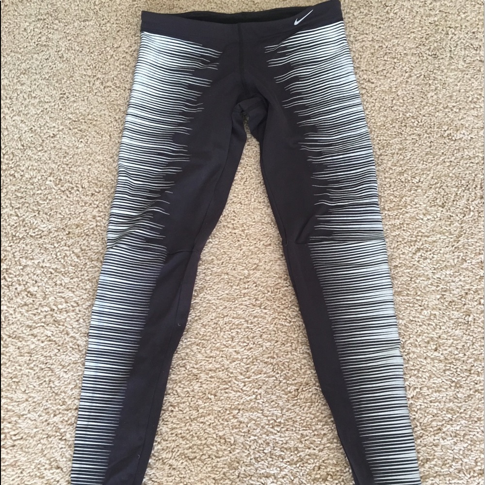 NEW! NIKE FLASH REFLECTIVE RUNNING YOGA LEGGINGS