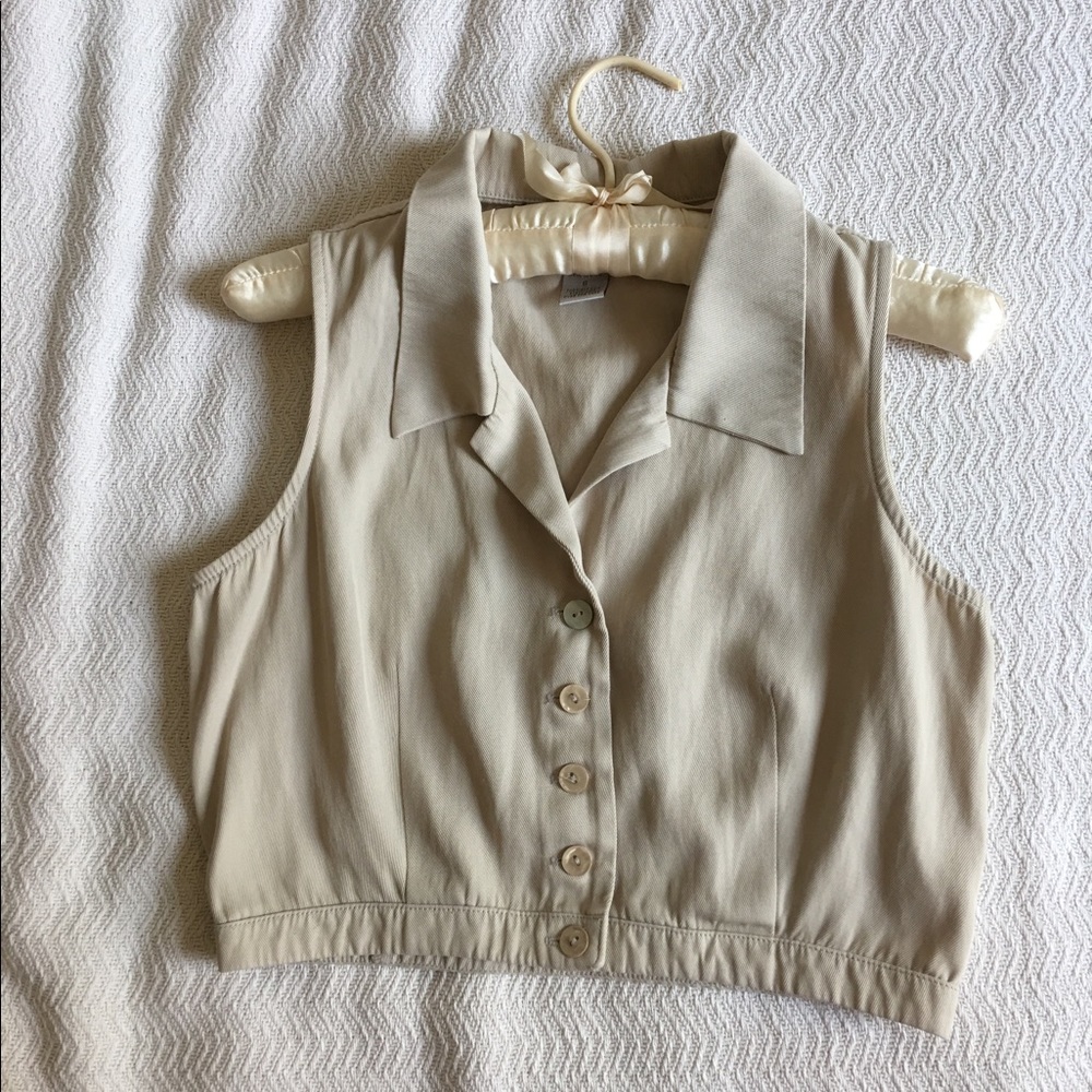 Express cropped blouse