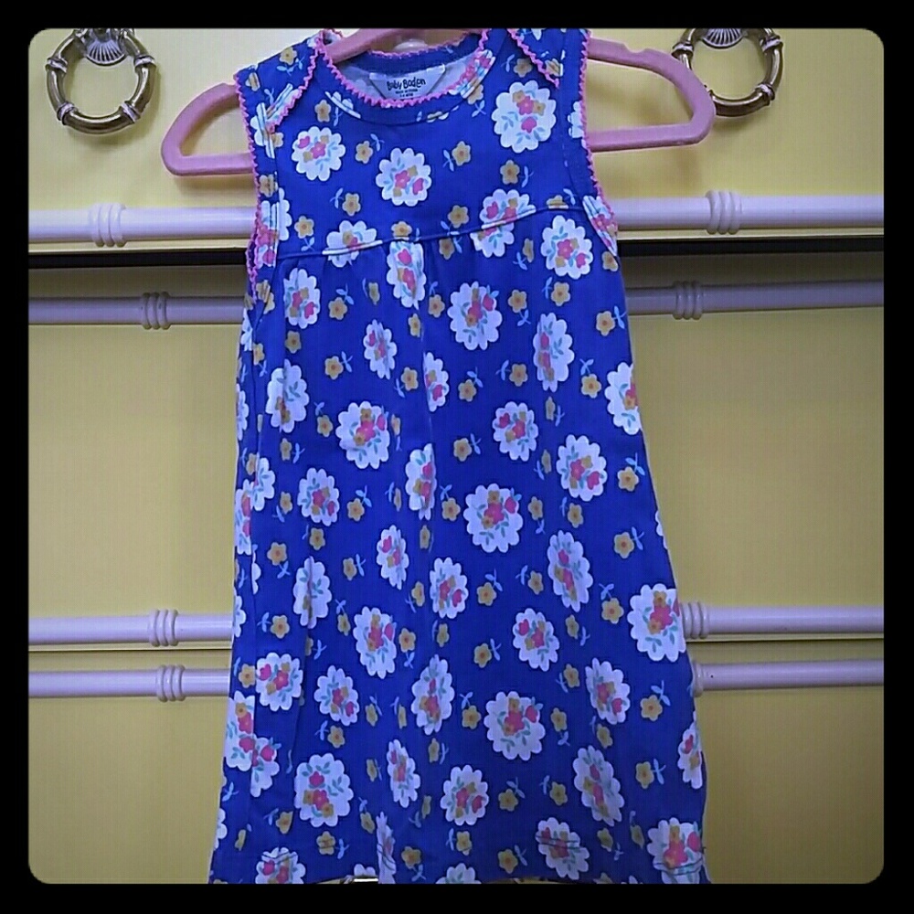 Baby Boden Floral Dress & Bloomers