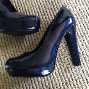 Blue Pin Up Heels