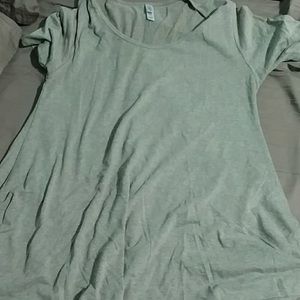Lularoe perfect tee, heathered green