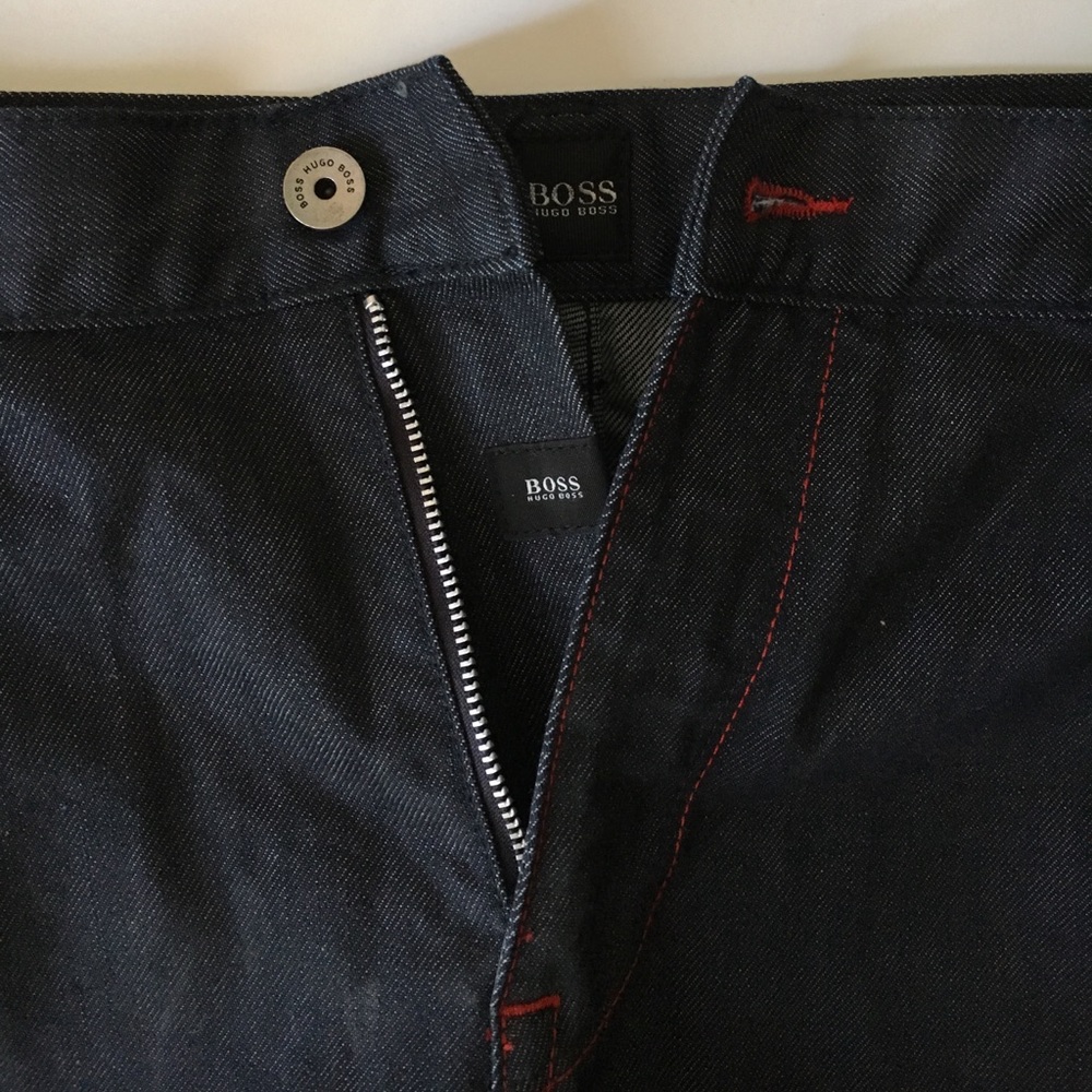Brand new Hugo Boss dark blue jeans