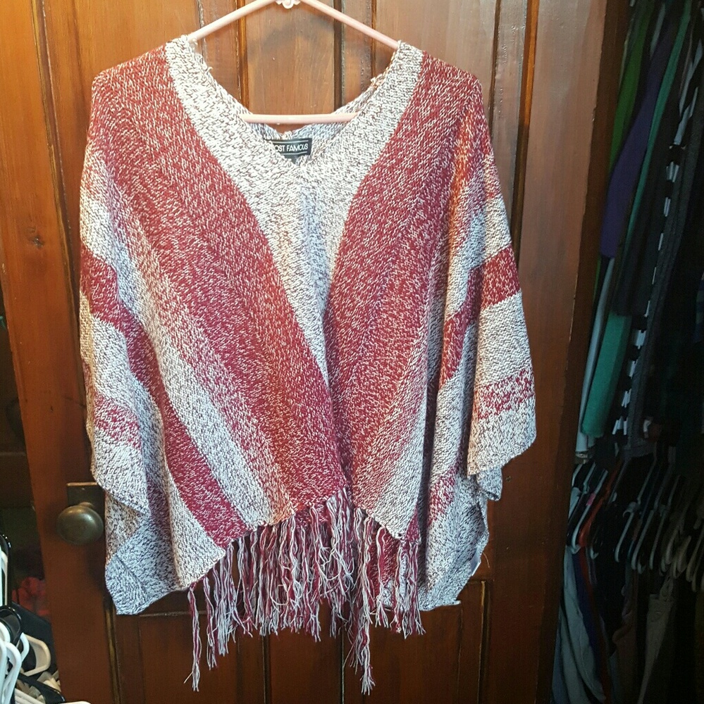 Warm and cozy poncho!