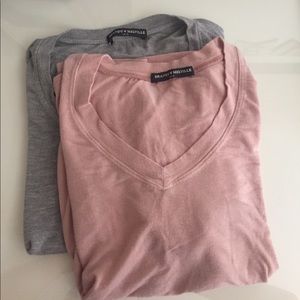(2) brandy melville t shirts