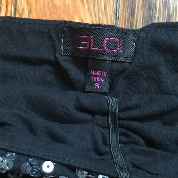 Sale! ❤️4 for $20❤️ GLO Jeans Sequins Tube Top - Picture 3 of 3