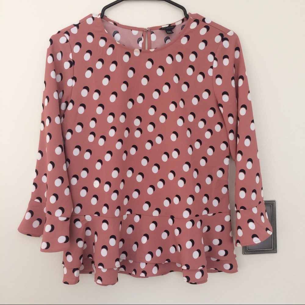 Ann Taylor peplum blouse