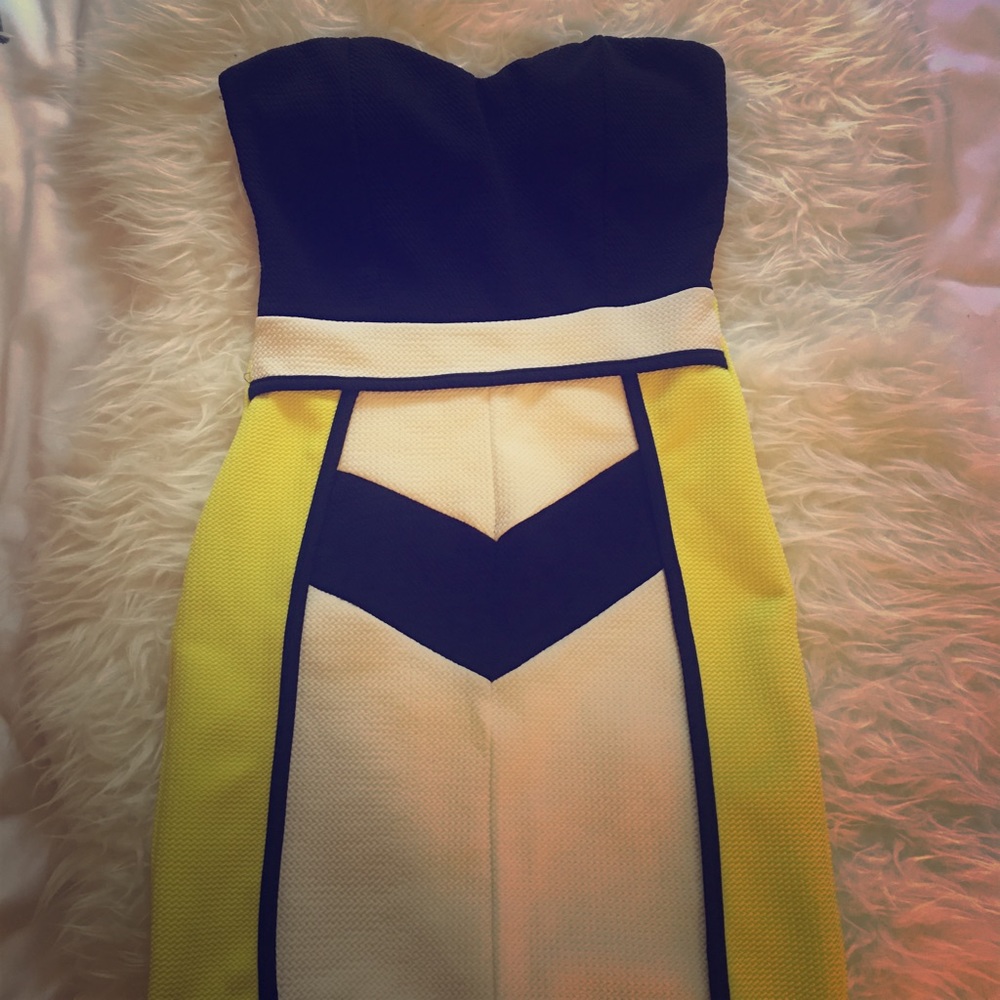 NWOT Lime green midi bandage dress