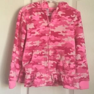Girls sz 5T fleece hooded jacket