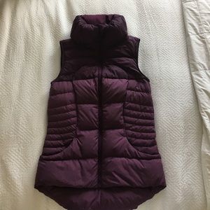 Plum lululemon vest.
