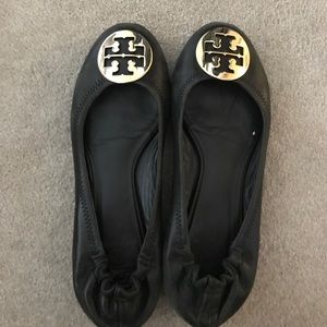 Classic black Tory Burch flats - size 7.5
