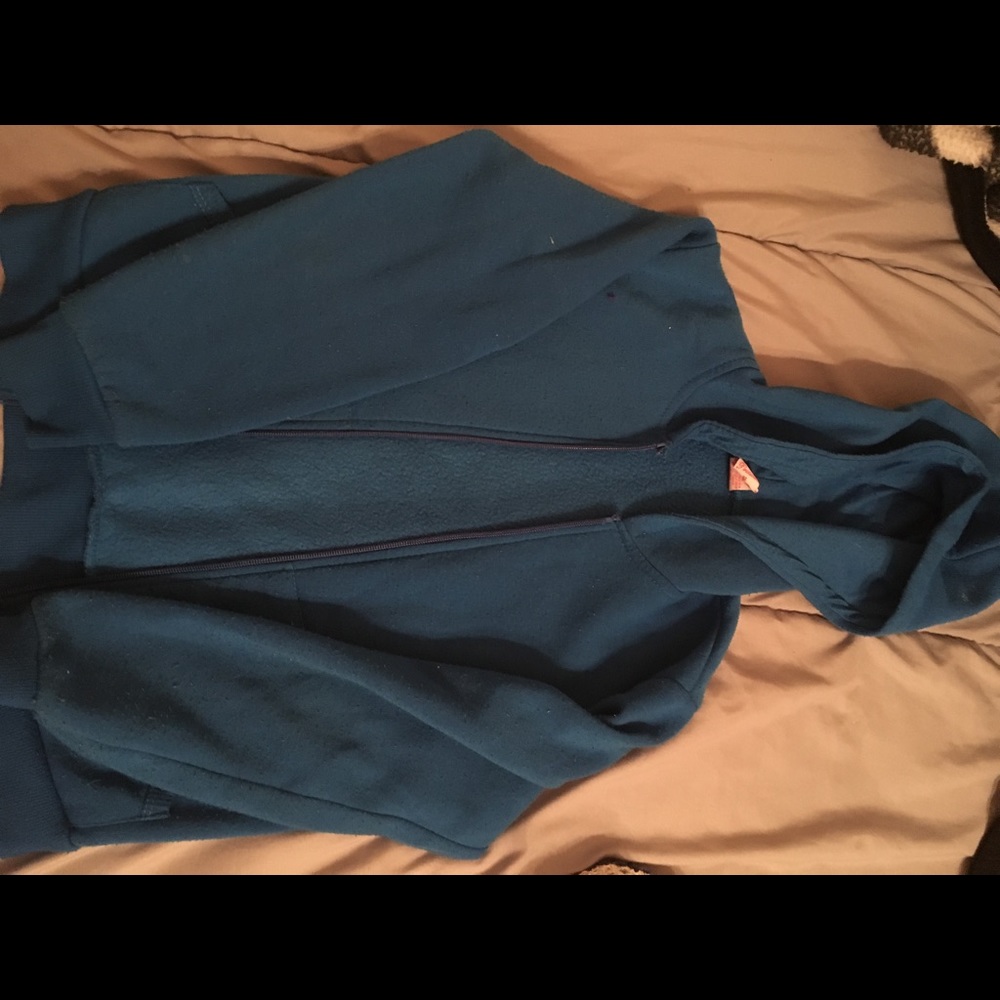 Blue hoodie