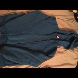 Blue hoodie