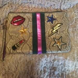 Faux Leather Fun Clutch