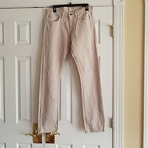 Ralph Lauren Mens Offwhite Jeans
