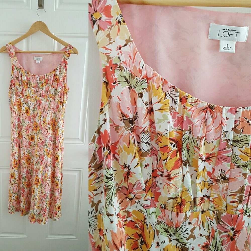 Loft Floral Dress