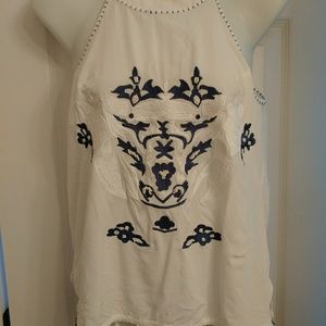 Halter top from francescas labeled Blue Rain