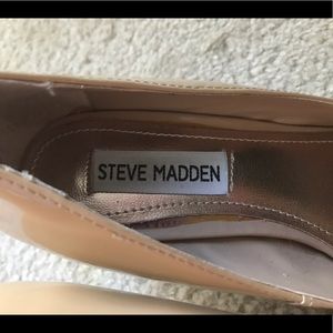 Steve Madden | Shoes | Patent Nude Steve Madden Pump Nwt | Poshmark