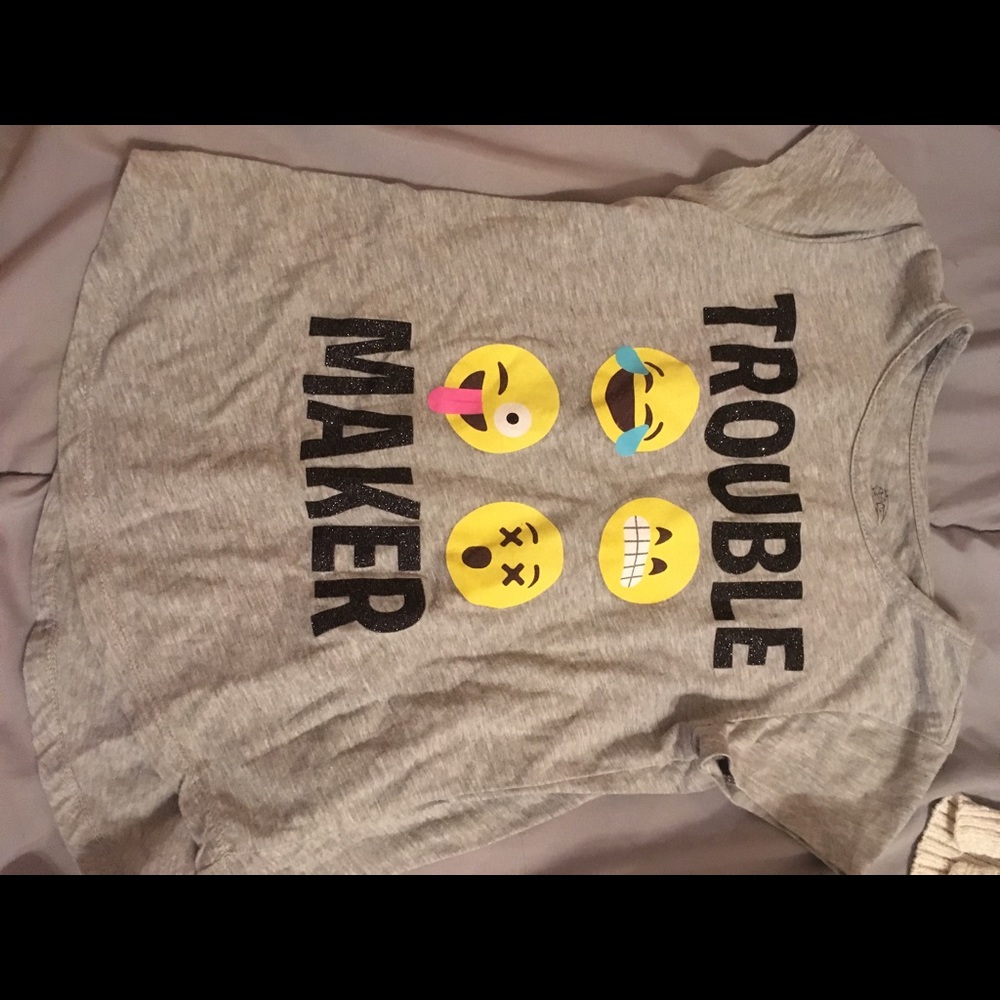 Emoji trouble shirt