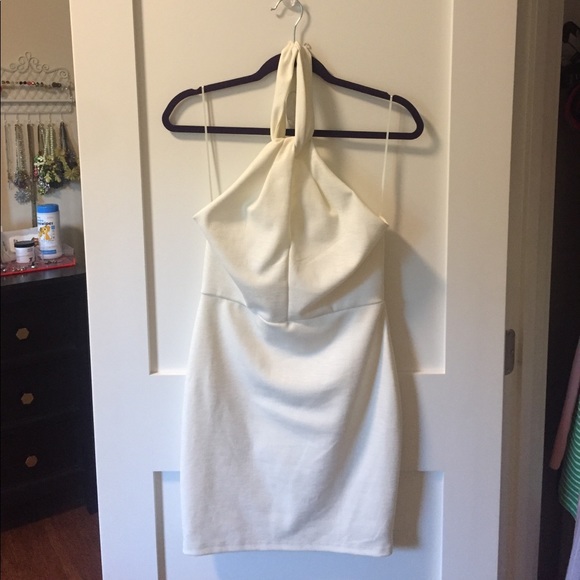 Astr Dresses & Skirts - ASTR- High Neck keyhole Halter Dress