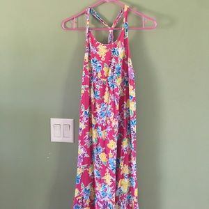 Girls summer sun dress