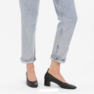 Navy Everlane Day Heel with Box