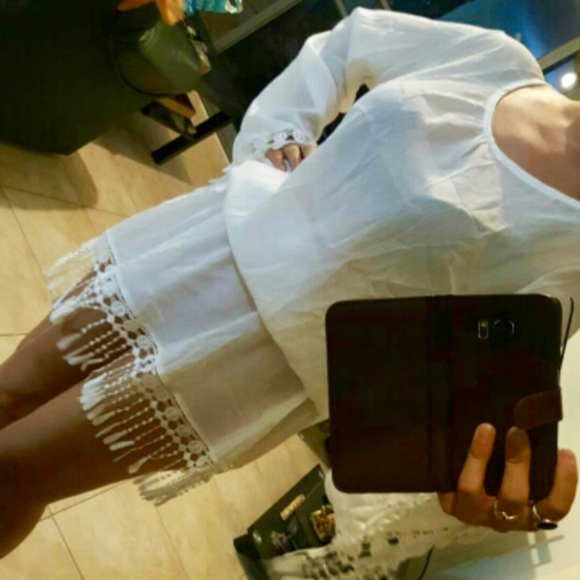 Summer Fringe Sexy Beach Bikini Sheer Swim Coverup - Picture 7 of 8