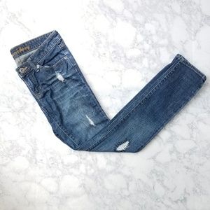 Gap Distressed Skinny Jeans sz 25