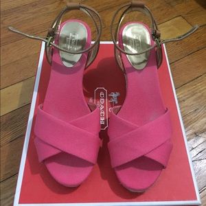 Coach pink sandal
