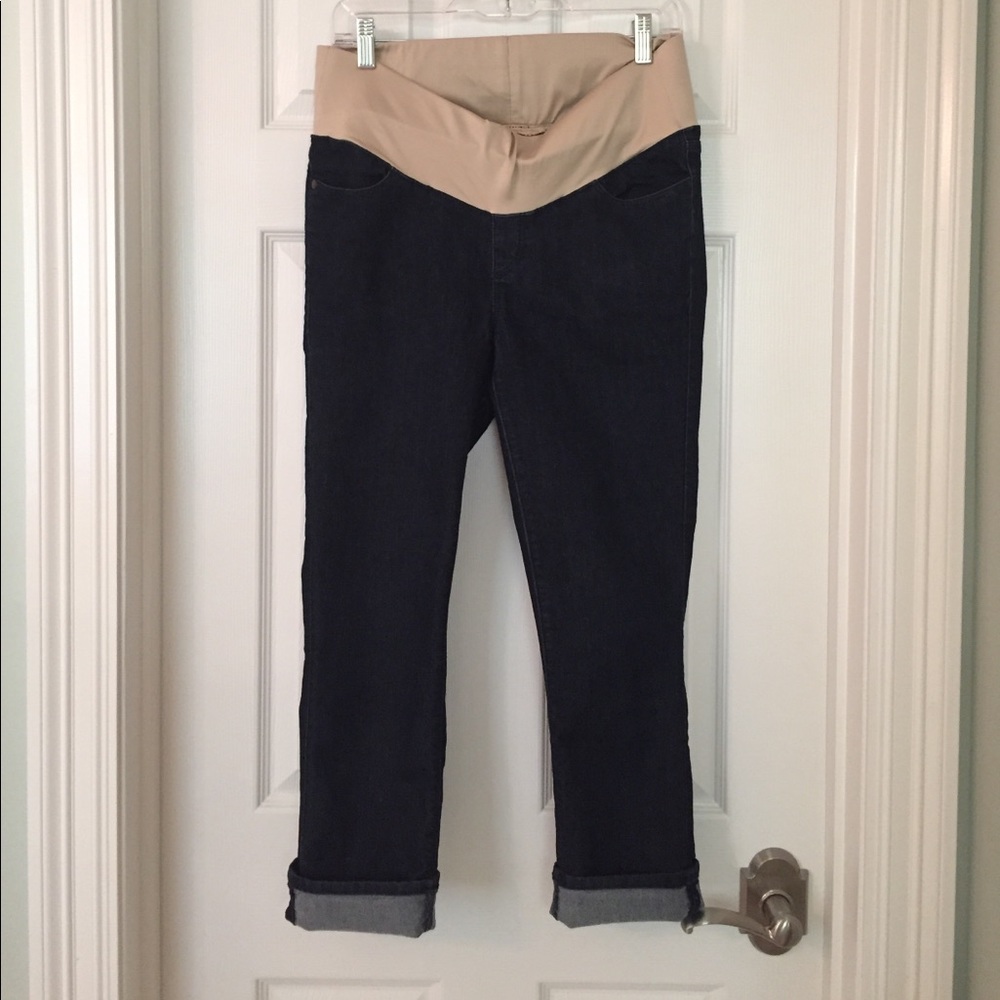 LOFT Maternity Capri Jeans