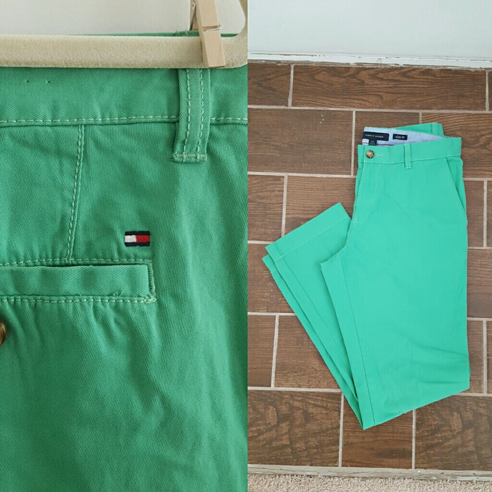 Tommy Hilfiger Pants- Dark Seafoam