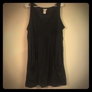 CUTE BLACK SEMI SHEER SWIMSUIT COVER UP, NWOT, L