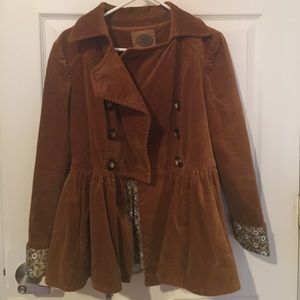 Rust Colored Anthropologie Jacket