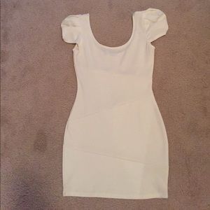 White bandage dress