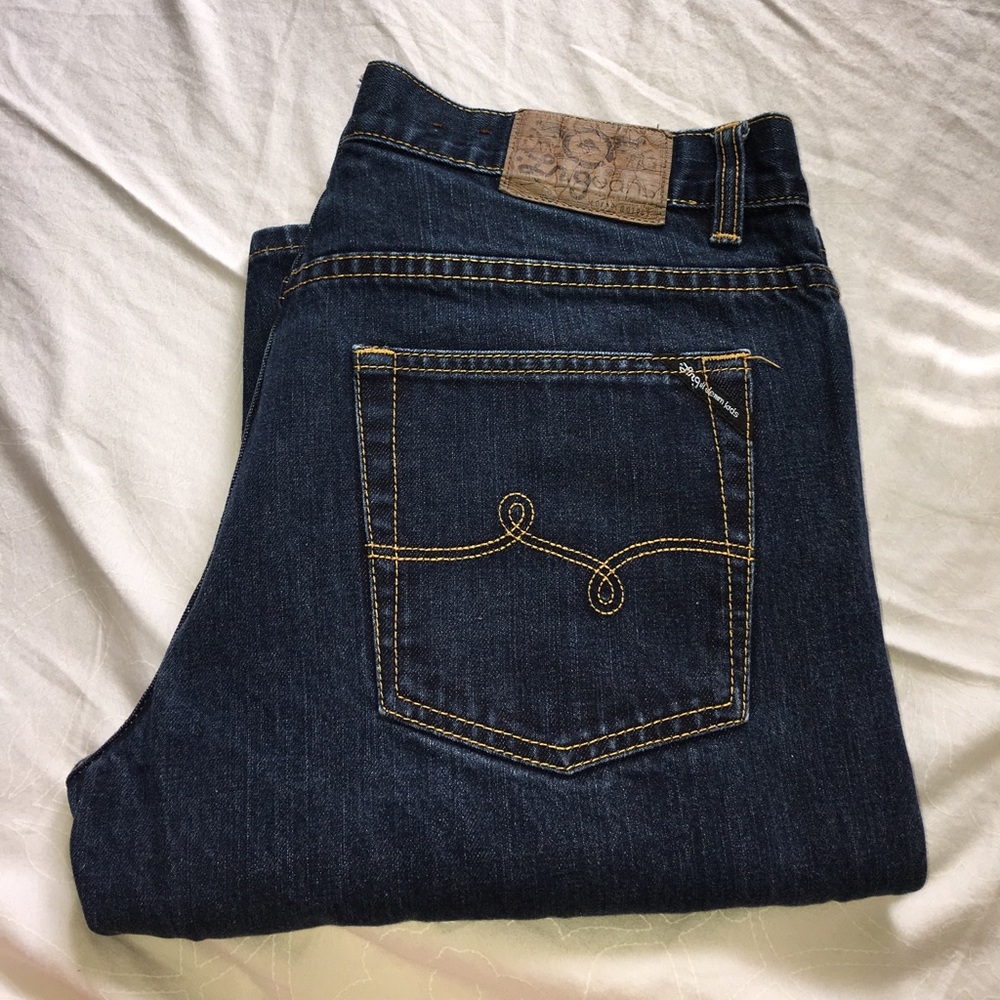 Men's Dark LRG Straight Leg Denim