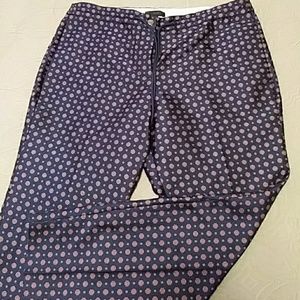 Pretty J Crew crop pants🌴💐