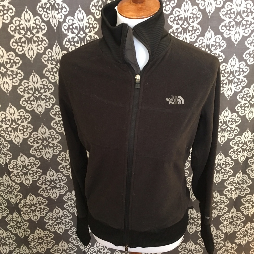 NorthFace fleece jacket with ribbed cuffs