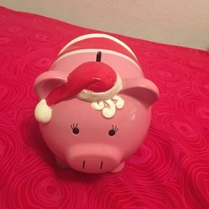 pink piggy bank