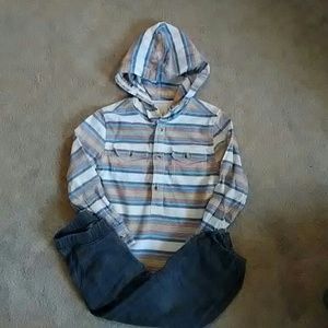 PEEK & Tea Collection top and pants outfit