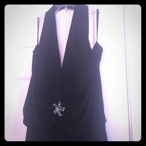Little black halter dress!