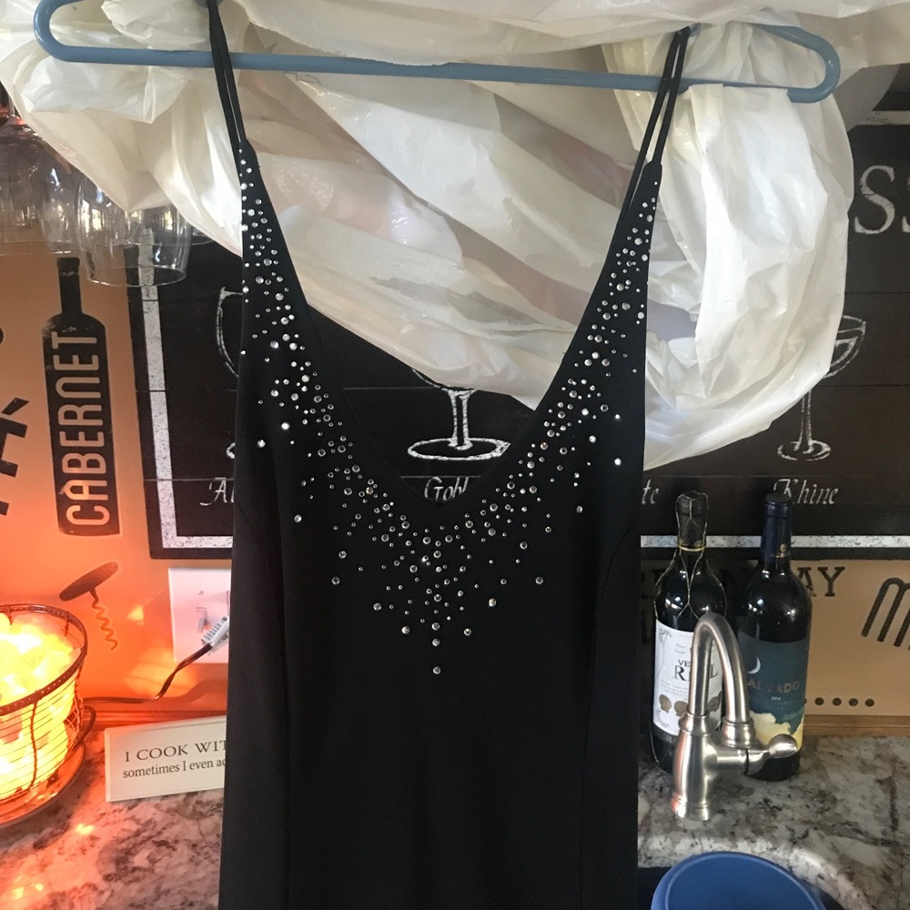 Black long dress