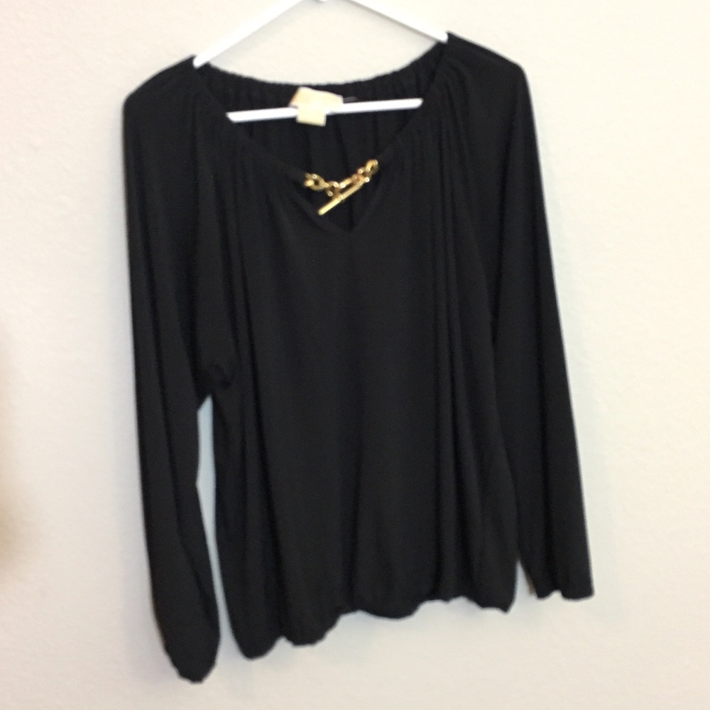 Michael Kors Black Plus Size Top Size 2X