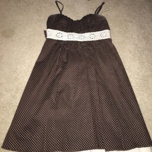 ⭐️Brown polka dot dress