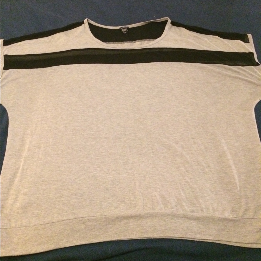 Sheer Paneled Top