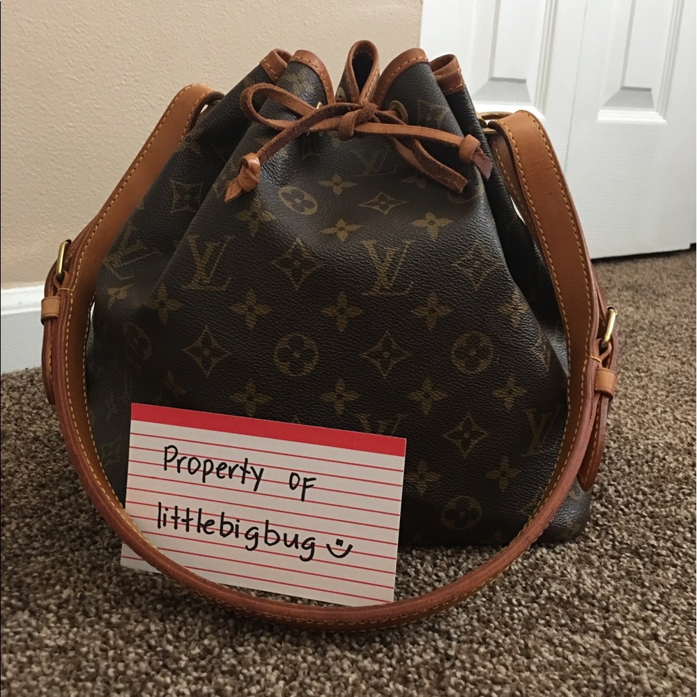 Authentic Louis Vuitton Noe bucket