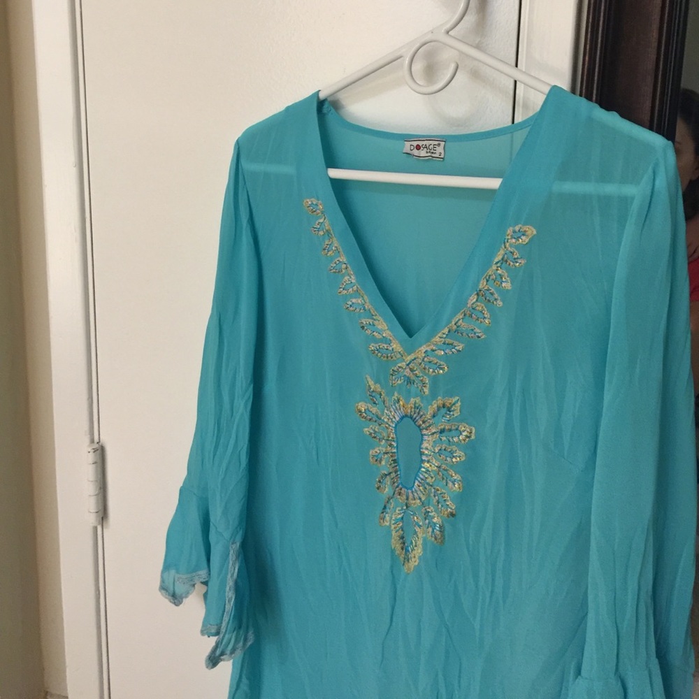 Beautiful blue tunic