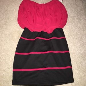 Body central Red/ black dress