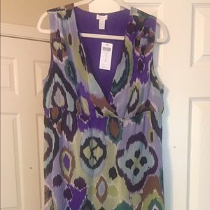 Cute Chico's Maxi Dress NWT size L