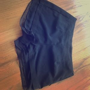 Brandy Melville black shorts with black mesh edge